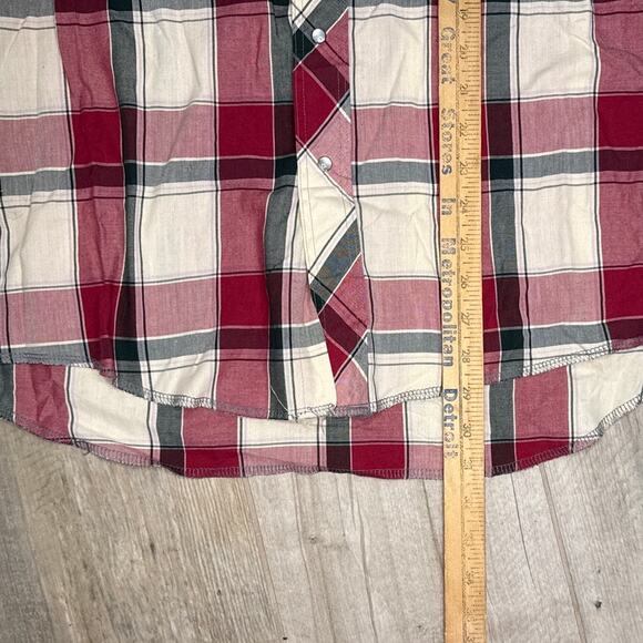 Vintage Wrangler Pearl Snap Shirt Mens Large *READ DESCRIPTION* - Picture 7 of 8